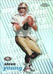 Steve Young [Refractor] Football Cards 1999 Topps Mystery Chrome Prices