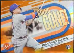 Francisco Alvarez [Orange] #GGG-10 Baseball Cards 2023 Topps Pristine Going Gone Prices