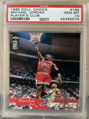 Michael Jordan [Player's Club] #195 Basketball Cards 1995 Collector's Choice Prices
