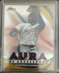 Vladimir Guerrero [Gold] #AE-VG Baseball Cards 2022 Topps Finest Aura of Excellence Prices