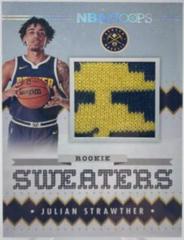 Julian Strawther #RSW-JST Basketball Cards 2023 Panini Hoops Rookie Sweaters Prices
