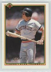 Alan Trammell #353 Baseball Cards 1990 Bowman Tiffany Prices
