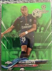 Kylian Mbappe [Green Refractor] Soccer Cards 2017 Topps Chrome UEFA Champions League Prices