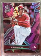 Shohei Ohtani [Neon Pink] Baseball Cards 2022 Panini Chronicles Spectra Prices