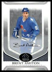 Brent Ashton #119 Hockey Cards 2020 SP Signature Edition Legends Prices