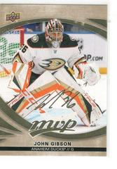 John Gibson [Gold Script] #10 Hockey Cards 2023 Upper Deck MVP Prices