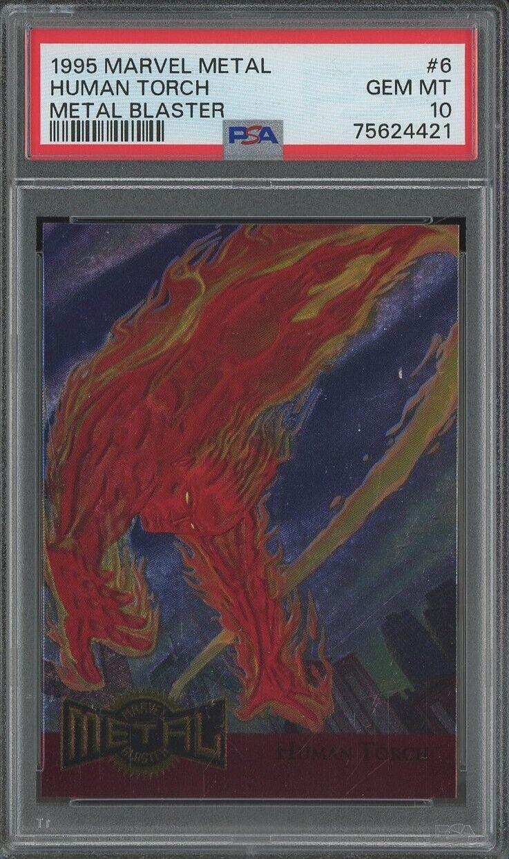 Human Torch #6 Marvel 1995 Metal Blaster