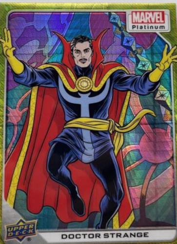 Doctor Strange [Yellow Spotlight] #100 Marvel 2023 Upper Deck Platinum