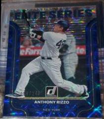 Anthony Rizzo [Blue] #ES-1 Baseball Cards 2022 Panini Donruss Elite Series Prices