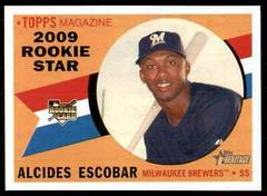 Alcides Escobar #143 Baseball Cards 2009 Topps Heritage Prices
