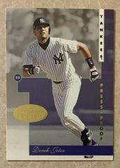 Derek Jeter [Gold Press Proof] Baseball Cards 1996 Leaf Signature Prices