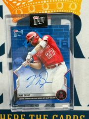 Mike Trout [Autograph] #373D Baseball Cards 2022 Topps Now Prices