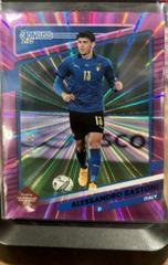 Alessandro Bastoni [Optic Purple Velocity] #76 Soccer Cards 2021 Panini Donruss Road to Qatar Prices
