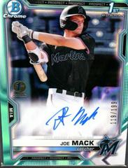 Joe Mack Baseball Cards 2021 Bowman Draft 1st Edition Chrome Autographs Prices
