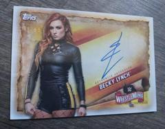 Becky Lynch Wrestling Cards 2020 Topps WWE Road to WrestleMania Autographs Prices