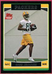 Greg Jennings [Black] #369 Football Cards 2006 Topps Prices