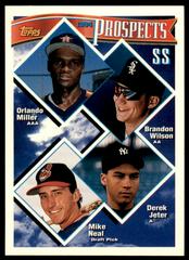 Orlando Miller, Brandon Wilson, Derek Jeter, Mike Neal Baseball Cards 1994 Topps Prices