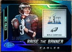 Nick Foles [Teal] Football Cards 2019 Panini Certified Raise the Banner Prices
