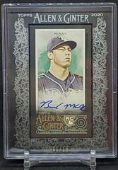 Brendan McKay [X Black Frame] #MA-BM Baseball Cards 2020 Topps Allen & Ginter Mini Autographs Prices
