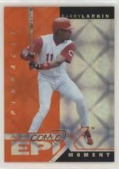 Barry Larkin [Moment Orange] #E12 Baseball Cards 1998 Pinnacle Epix Prices
