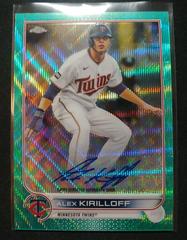 Alex Kirilloff [Aqua] #CVA-AK Baseball Cards 2022 Topps Chrome Veteran Autographs Prices
