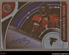 Michael Vick [Cobalt] #SS-MV Football Cards 2022 Panini Elements Steel Signatures Prices