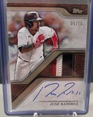Jose Ramirez #TRAP-JRA Baseball Cards 2024 Topps Reverence Autograph Patch Prices