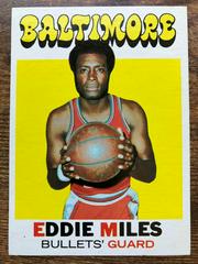 Eddie Miles Basketball Cards 1971 Topps Prices