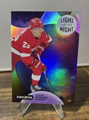 Lucas Raymond [Pink] Hockey Cards 2022 Upper Deck Synergy Light Up The Night Prices