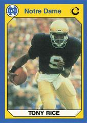 Tony Rice Football Cards 1990 Notre Dame Collegiate Collection Prices