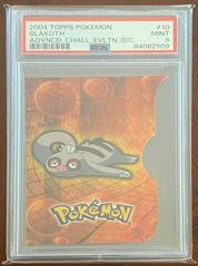 Slakoth #10 Pokemon 2004 Topps Advanced Challenge Die Cut Prices