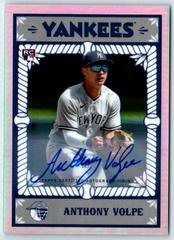 Anthony Volpe [Autograph] #BA-24 Baseball Cards 2023 Bowman Chrome Ascensions Prices