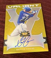 Griffin Conine [Autographs Yellow] #BA-GC1 Baseball Cards 2018 Leaf Valiant Prices