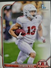 Chimere Dike Football Cards 2021 Bowman University Prices