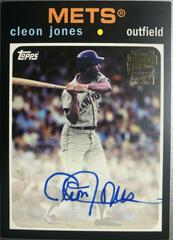 Cleon Jones #FFA-CJ Baseball Cards 2017 Topps Archives Fan Favorites Autographs Prices