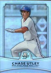 Chase Utley #97 Baseball Cards 2010 Bowman Platinum Prices
