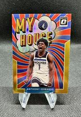 Anthony Edwards [Gold] #9 Basketball Cards 2021 Panini Donruss Optic My House Prices