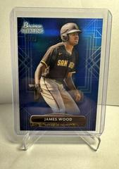 James Wood [Blue] #BSP-57 Baseball Cards 2022 Bowman Sterling Prices