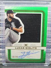 Lucas Giolito [Green] Baseball Cards 2023 Topps Definitive Autograph Relic Collection Prices