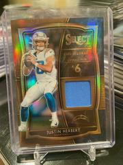Justin Herbert [Copper Prizm] Football Cards 2020 Panini Select Rookie Swatches Prices