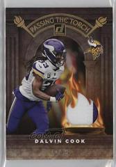 Dalvin Cook, Adrian Peterson [Prime] #PTTJ-9 Football Cards 2022 Panini Donruss Passing the Torch Jerseys Prices