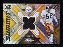 Jack Lambert #SS-29 Football Cards 2022 Panini XR Summit Swatches Prices