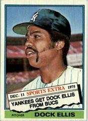 Dock Ellis Baseball Cards 1976 Topps Traded Prices