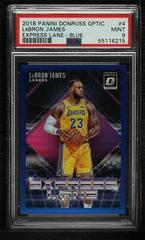 LeBron James [Blue] Basketball Cards 2018 Panini Donruss Optic Express Lane Prices