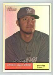 Yovani Gallardo Baseball Cards 2010 Topps Heritage Chrome Prices