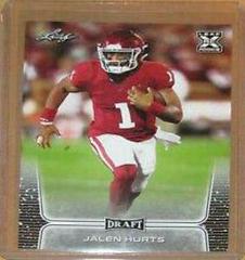 Jalen Hurts #15 Football Cards 2020 Leaf Draft Prices
