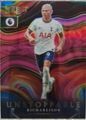 Richarlison [Pink] #13 Soccer Cards 2022 Panini Select Premier League Unstoppable Prices