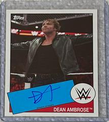 Dean Ambrose Wrestling Cards 2015 Topps Heritage WWE Autographs Prices