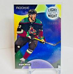 Jack McBain [Neon Yellow] Hockey Cards 2022 Upper Deck Synergy Light Up The Night Rookies Prices