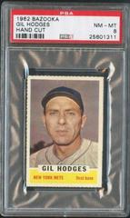 Gil Hodges [Hand Cut] Baseball Cards 1962 Bazooka Prices